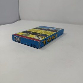 Nintendo NES Toki Manual Poster Styrofoam Box Complete Tested Authentic CIB Tait