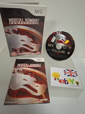 Mortal Kombat Armageddon Nintendo Wii Spiel & Handbuch Sauber Disc Getestet Uk Pal 