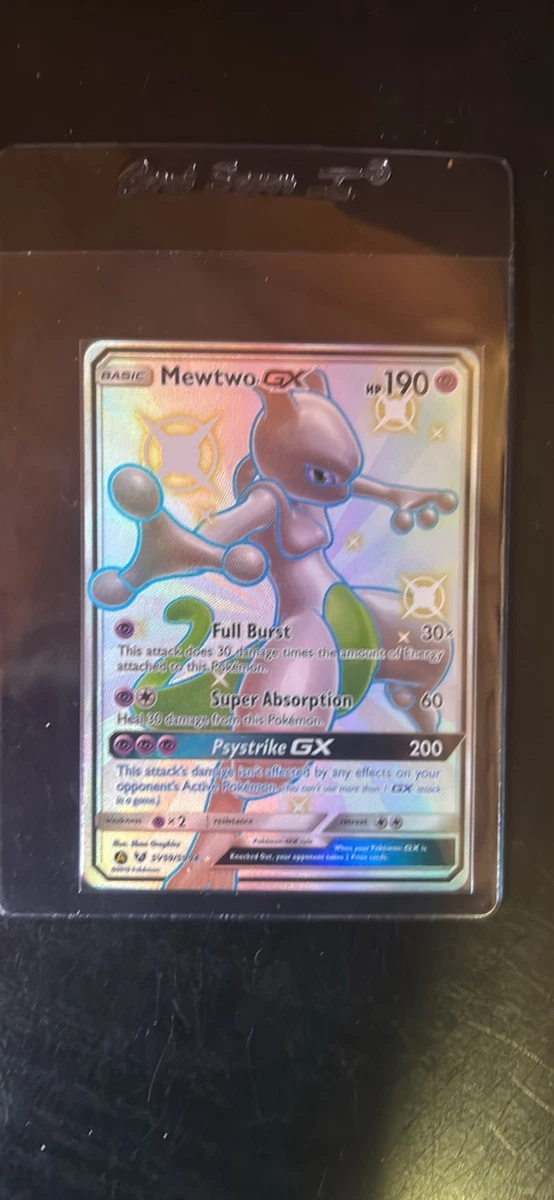 Mewtwo Pokémon TCG Shining Legends Individual Collectible Card