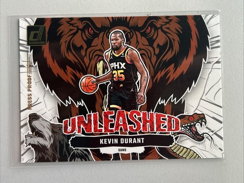 Kevin Durant Panini Donruss #12 Unleashed Press Proof 2023-24