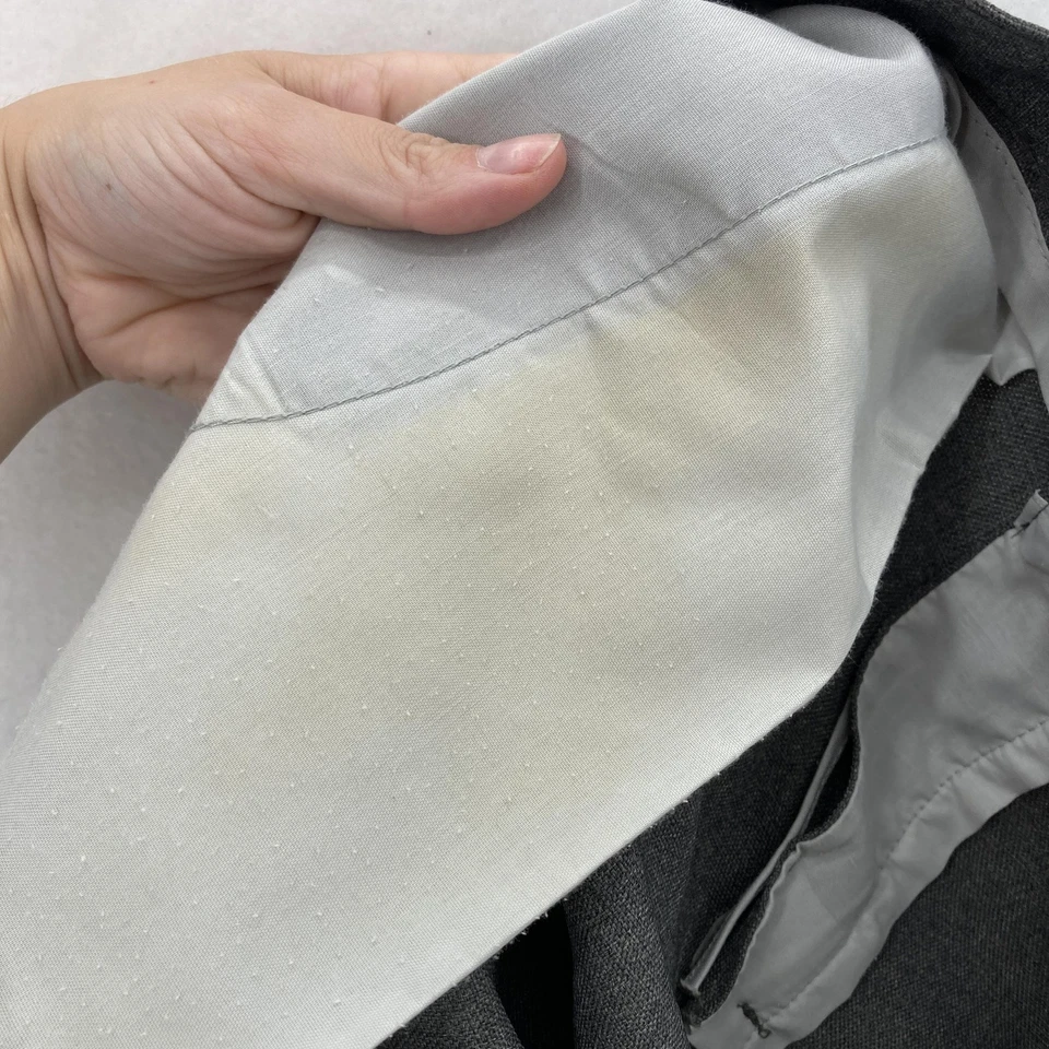 Traje De Colección Levi's Para Hombres 42R Gris Traje De Acción Sta-Prest 3 Piezas Chaqueta Chaleco Años 90 Foto 3 de 4