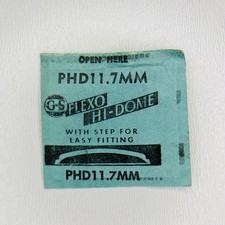 GS PHD Watch Crystal 11.7mm NOS Replacement Acrylic