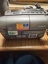 Sony Handycam Vision CCD-TRV12 Video8 Camcorder Gray 26x Zoom LCD SteadyShot