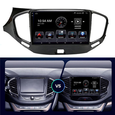 For Lada Vesta 2015-2019 Radio Car Multimedia GPS Carplay Stereo Sat Nav Video BT