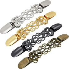 4 Pcs Waist Cincher Shirt Clip Retro Dress Cinch Clips for Shawl,Cardigan,Swea