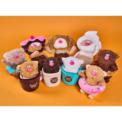 Budi Basa Coffee Meow Dessert Series Plush Doll Cute Design Collectible 1PC
