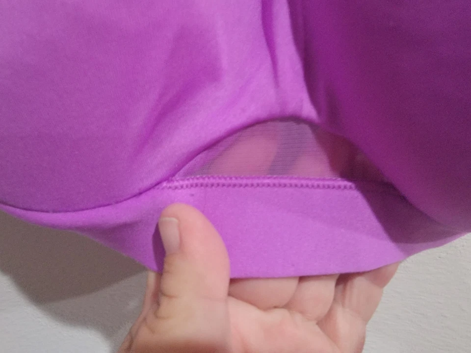 Sujetador Lane Bryant Cacique Espalda Suave Ligeramente Forrado Balconette Púrpura 40DD Foto 4 de 4