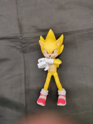 Jakks Pacific Sonic the Hedgehog Yellow Super Sonic 6'' Poseable Action Figure