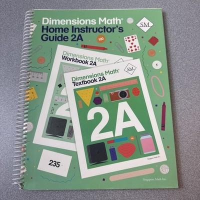 Dimensions Math Home Instructor's Guide 2A | Singapore Math Inc. [Spiral-bou...