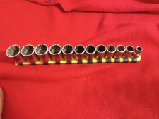 Snap On Fm Series 12pt Metric Socket Set 38 Drive 12pc 21-8mm Snap On Fm Series 12pt Metric Socket Set 38 Drive 12pc 21-8mm