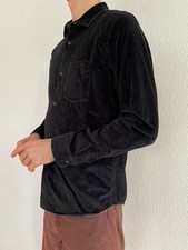 A.P.C Velours Shirt Midnight Blue