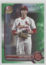 2022 Bowman Draft Green 59/99 Pete Hansen #BD-128 9hx
