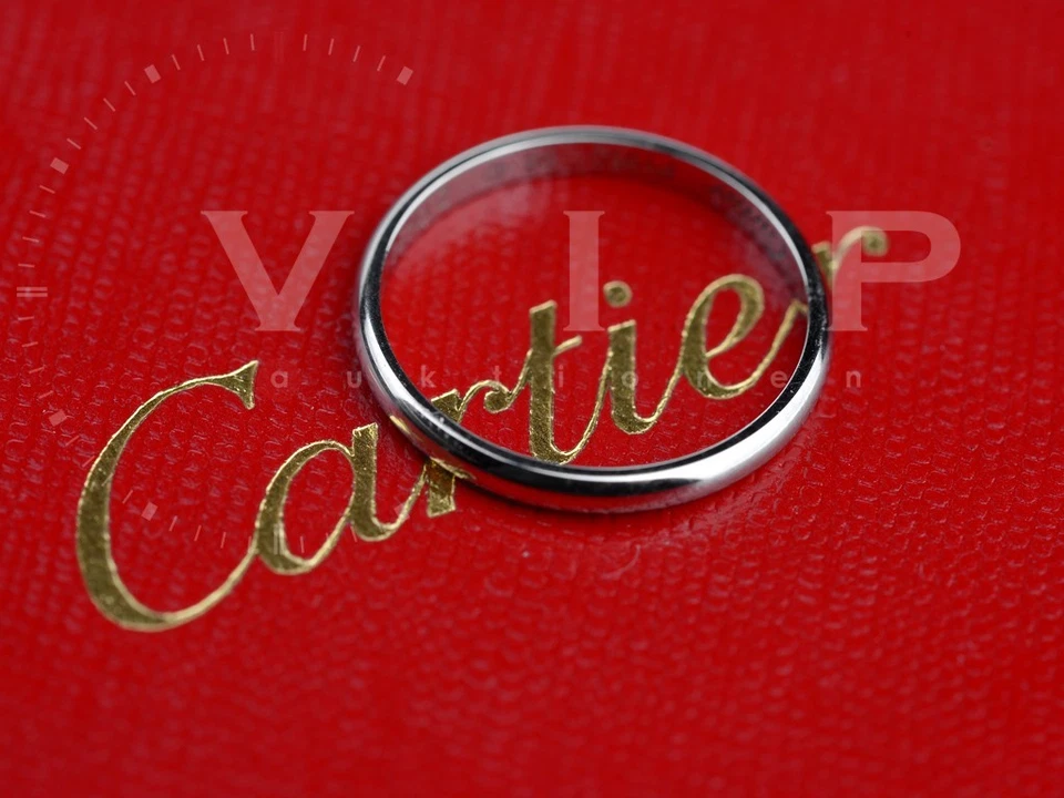 CARTIER 1895 LA BAGUE ALLIANCE RING 950 PLATIN TRAURING EHERING WEDDING BAND °57 - Bild 3 von 4