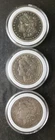 1883 S, 1896 O, and 1900 S $1 Morgan Silver Dollars in Capsules