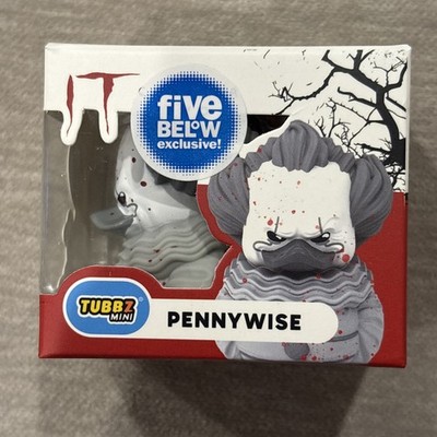 Mini Tubbz B&W Bloody It Pennywise Rubber Cosplay Duck Five Below Exclusive 2 in