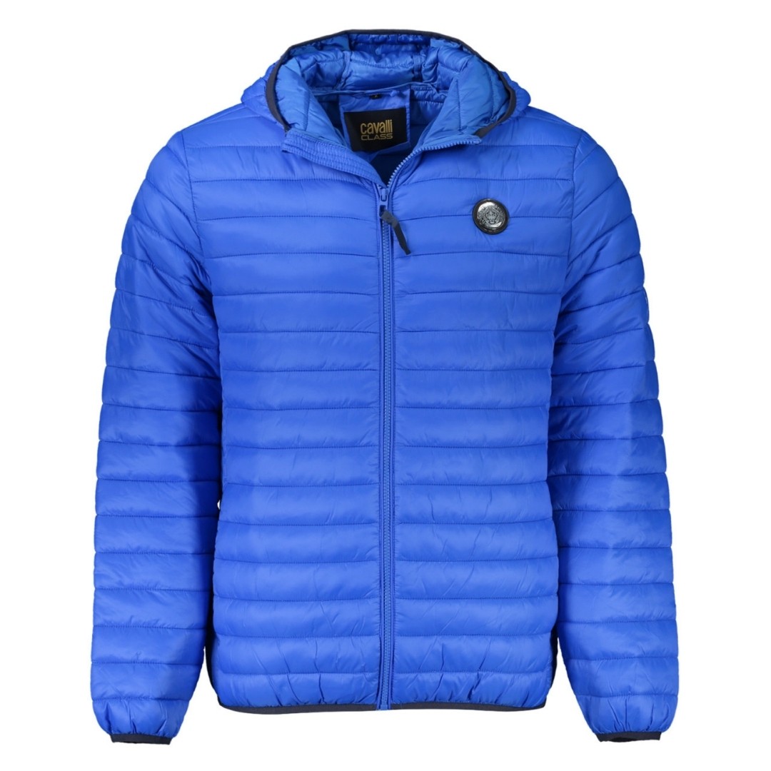 Cavalli Class Plain Quilted Blue Jacket 25090₽