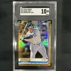 New Listing2019 Topps Chrome Aaron Judge Gold Refractor /50 #100 SGC 10 Gem Mint