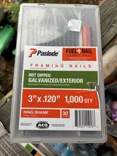 Paslode Framing Nails Fuel and Nail Combo 3” X .120”