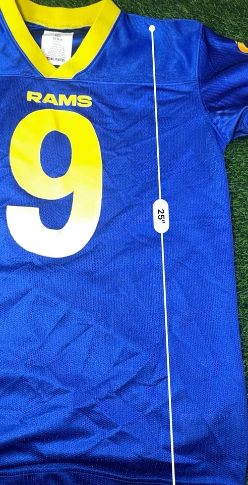 Camiseta deportiva de los LA Rams Matthew Stafford #9 NFL juvenil XL NIÑOS NIÑOS 16-18 Foto 4 de 4