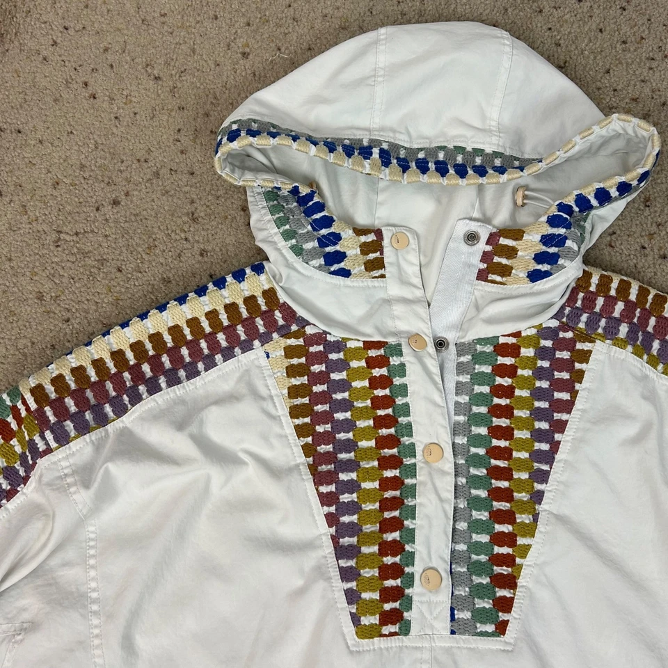 Poncho cortavientos Free People Movement caleidoscopio chaqueta talla mediana para mujer Foto 3 de 4