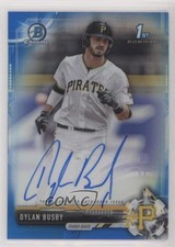 2017 Bowman Draft Chrome Pick Blue Refractor /150 Dylan Busby #CDA-DB Auto 0s55