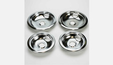 Chrome Drip Pan Set for Frigidaire Oven   2x 316048413  2x 316048414