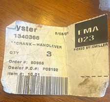 Hyster Crank Handle Lever 1340366 Forklift Part for Hyster Forklifts