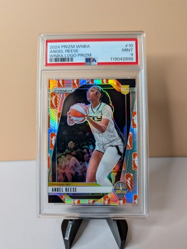 2024 Panini WNBA Prizm Angel Reese RC Logo Rookie #10 Sky PSA 9