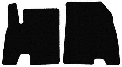 Vorne Fußmatten Velour Schwarz für Omoda E5 Elektrisch 2024-  14xRand
