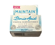 from The Makers of Monistat, Maintain Boric Acid Suppositories for Women,...