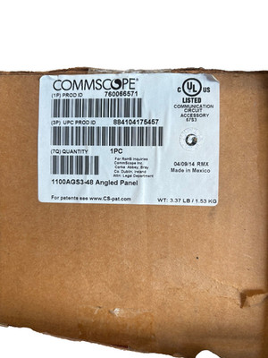 Commscope 1100AGS3-48 Angled Panel
