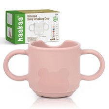 Haakaa Silicone Toddler Cups, BPA Free Drop-Proof Training Cups for Baby 6M