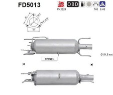 Rußpartikelfilter DPF VAUXHALL VECTRA Mk II (C)  1.9 CDTI 16V (Z02)