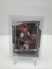 Stephon Castle 2024-25 Panini Donruss Optic The Rookies Spurs Optic #4