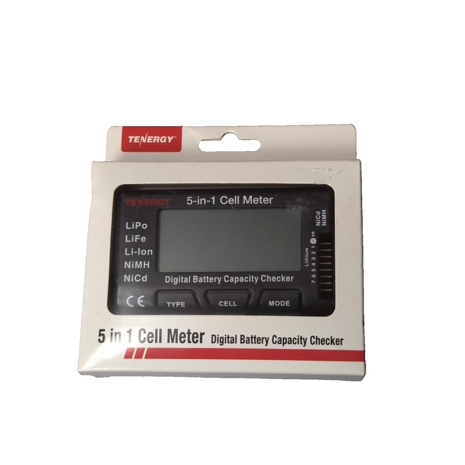 Tenergy 5-in-1 Intelligent Cell Meter Battery Capacity Checker Servo PPM Tester - Image 2 of 4