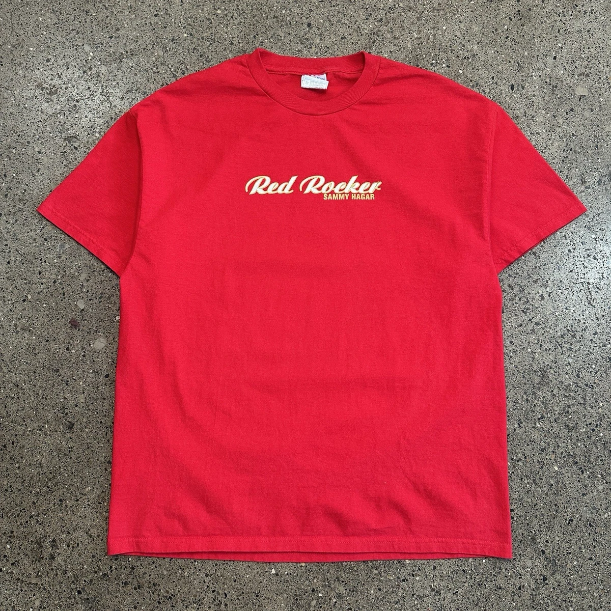 【希少】サミー・ヘイガー RedRocker ギターショップ Tシャツ XL 赤 sammy hagar shirt products for sale | eBay