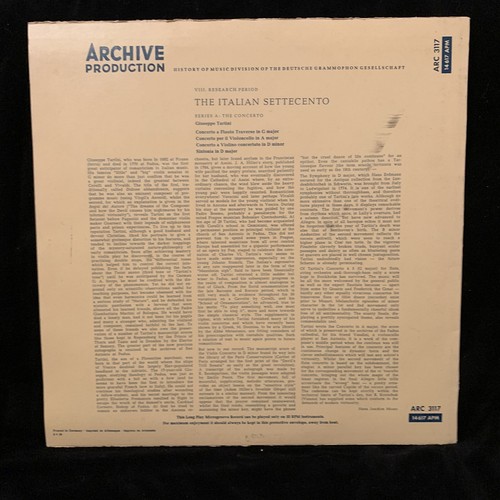 ENRICO MAINARDI cello / WOLFGANG SCHNEIDERHAN violin TARTINI - ARCHIVE LP 1959.. - Picture 2 of 5