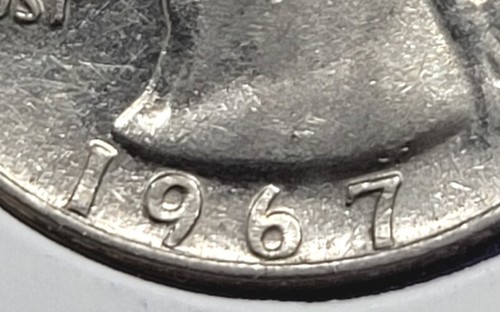 1967-p Washington Quarter DDO&DDR - Picture 3 of 13