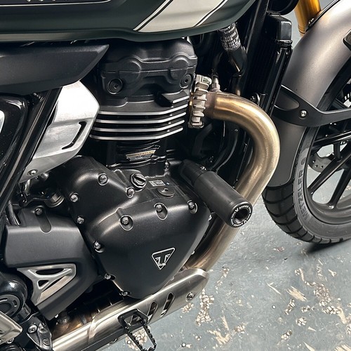 For Triumph Speed 400 Scrambler 400X Frame Sliders Crash Guard Protector - Picture 8 of 10
