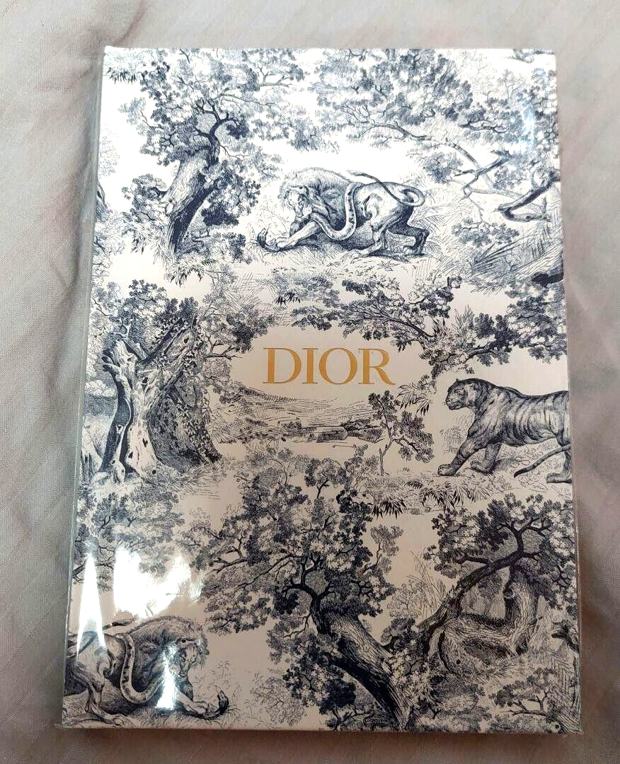 Christian Dior Note book White Note novelty NEW CARNET TOILE DE