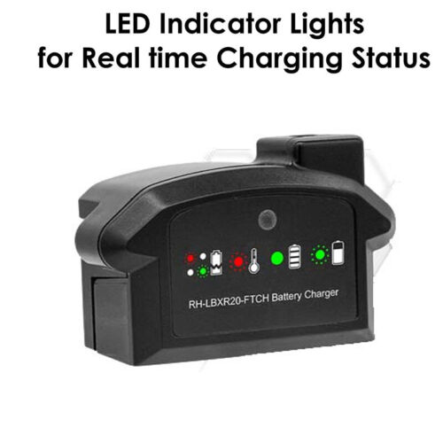 For BLACK & DECKER LCS1620 LBXR20 20Volt MAX Lithium Battery Charger LCS1620 - Picture 9 of 14
