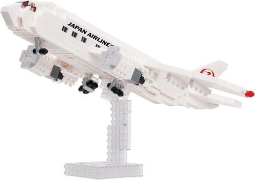 Kawada Nanoblock NBM_044 JAL Aircraft Japan Airlines 580pcs From Japan - Picture 3 of 7