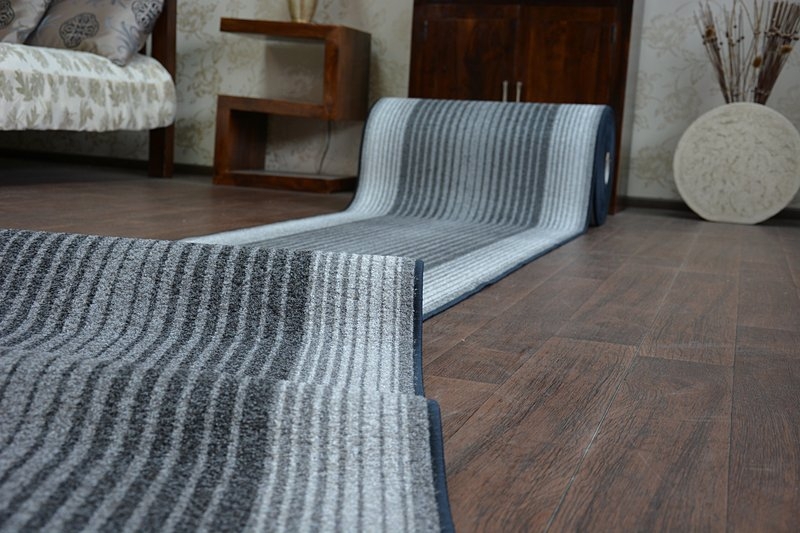 THICK Runner Rugs CAPITOL grey modern NONslip Stairs Width 67100