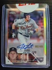 2023 Topps Chrome Josh Lester RC Refractor Auto /499 #RA-JL Tigers Topps Sealed!