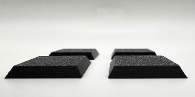 Tabletop Bases  unterschiedliche Größen Rund/Eckig/Oval - Old School Struktur