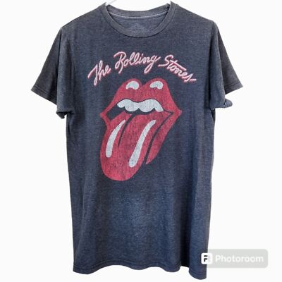 The Rolling Stones Tongue and Lips Front Side Short Sleeve Graphic