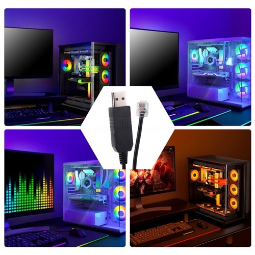 Efficient USB To RJ12 RS232 Cable For Home And Office Equipment Integration - Afbeelding 2 van 8