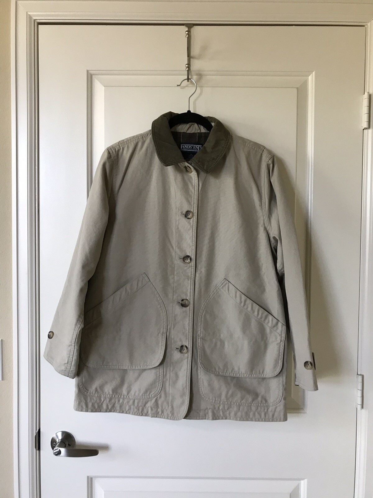 Vintage Lands' End Khaki Field Jacket 