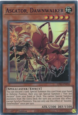 Yugioh Ascator, Dawnwalker LDS3-DE050 BLUE Ultra 1st NM x3 Play Set