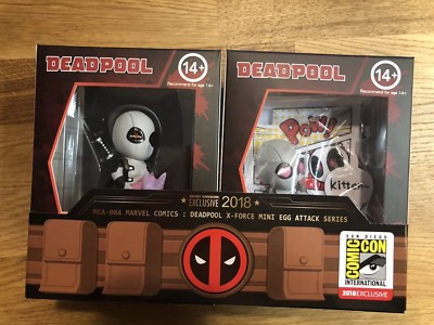 NEW BEAST KINGDOM MINI EGG ATTACK MEA-004 DEADPOOL FIGURE SDCC EXCLUSIVE X-FORCE